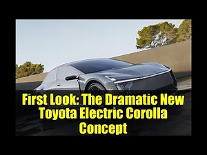 First Look: The Dramatic New Toyota Electric Corolla Concept