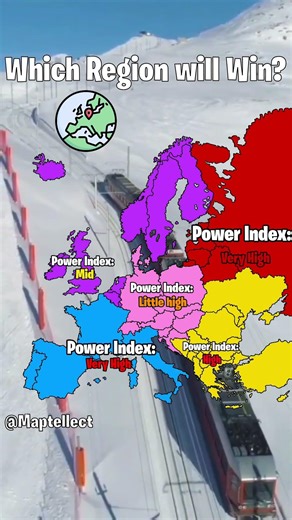 🗺️Which Region will Win in Europe 🇪🇺 II#geographythroughmaps #mapping #map #worldmaps
