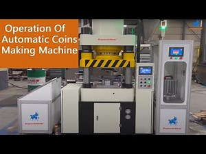 SuperbMelt Fully Automatic Coins Making Machine to make qualified gold and silver coins speedily