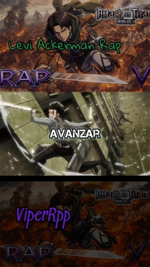 Rap de Levi Ackerman,rap completo en el canal #eren #attackontitan #rapanimes #leviackerman