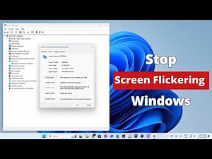 How To STOP Laptop Screen Flickering Issue on Windows 11