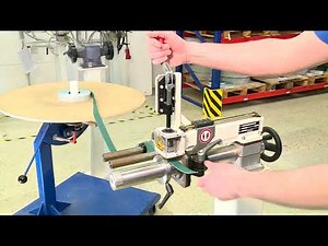 Optibelt belt cutting machine