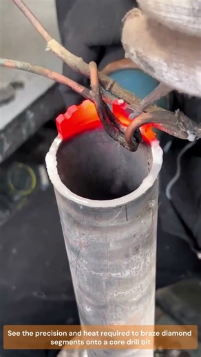 Diamond Core Drill Bit Brazing