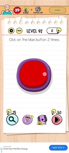 brain test 92 || brain test level 92