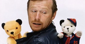 Matthew Corbett from Sooty and Sweep has the exact same haircut 25 years on