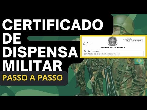 COMO TIRAR O CERTIFICADO DE DISPENSA MILITAR online - CDI