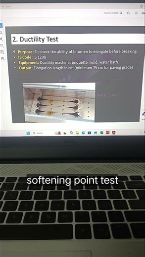Bitumen test aur uska is code e bare details me jankari UNIVERSITY STUDENTS #asphalt Youtube video