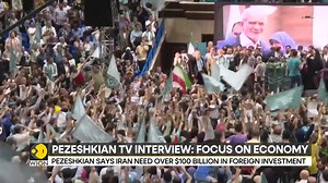 Pezeshkian eyes 8% economic growth for Iran President Pezeshkian says Iran need over $100 billion in foreign investment Rahesha Sehgal tells you more Watch more at https://wionews.com/videos #Iran #Pezeshkian | WION