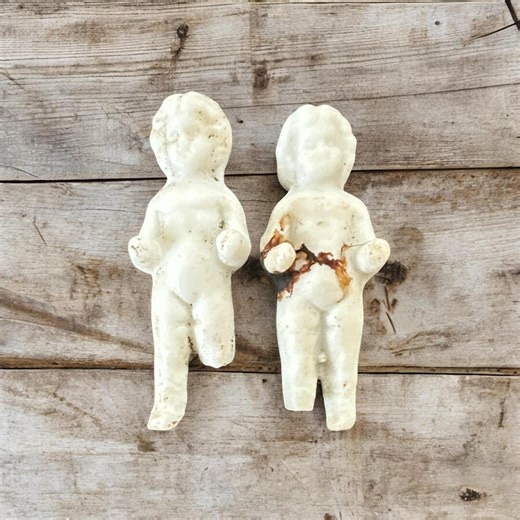 2 Frozen Charlotte Dolls 1.5" Antique German MC15 T1 - Etsy