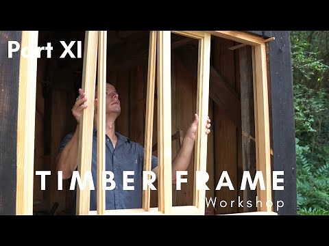 Building A Custom Sliding Window: Timber Frame Plans Available Now!