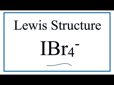 How to Draw the Lewis Dot Structure for IBr4 -