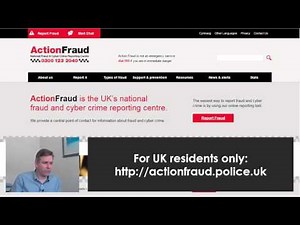 actionfraud police website. If you have been scammed