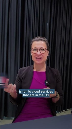 "If the US turned off Microsoft tomorrow, the European Parliament wouldn't know who to call."