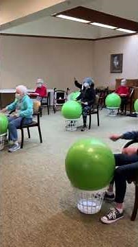 Green Country Village Independent Living Residents Drum Class