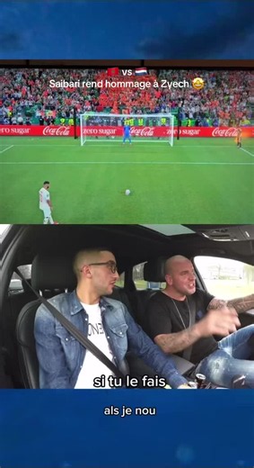 🇲🇦 vs 🇳🇱 Saibari rend hommage à Ziyech #maroc #france #football