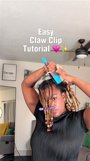 Claw Clip Hairstyling Tutorial for Locs