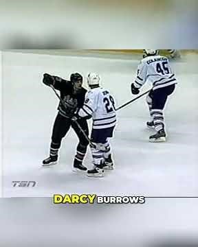 Hockey Fights: Domi vs. Burrows Showdown #shorts