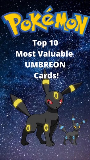 Las mejores cartas de Umbreon para coleccionistas