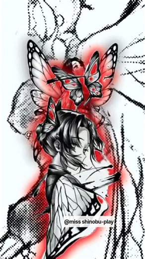 Butterfly Princess🦋 #anime #demonslayer #art #trending