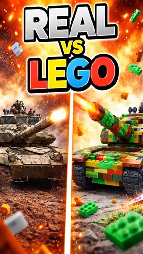 REAL TANK vs LEGO TANK MOC 🤯