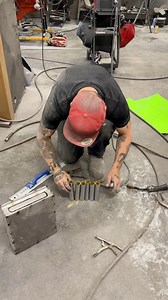 We need 6 exhaust tips for the muffler to duplicate what the original $40M Bugatti looks like. We found chrome railing in our junkyard but it has brass on the inside and wouldn’t weld… now we’re back to the drawing board 🤔 #exhaust #custom #fabrication | Bad Chad