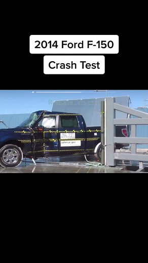 busted a fat one to this #ford #f-150 #crash #test #viral #fyp #2014 #2014fordf-150 #SimlishSessions CREDIT: RealSafeCars on Youtube