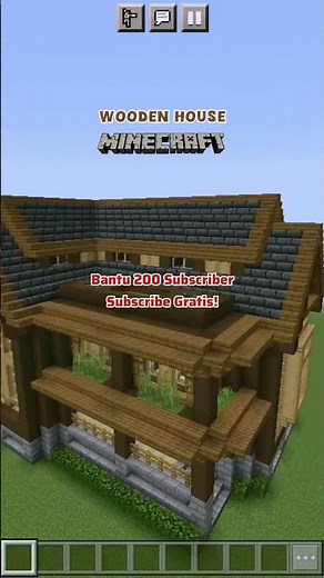 Wooden House in MINECRAFT