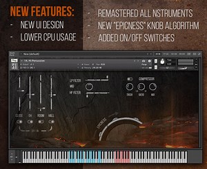 Splash Sound updates Epic Percussion to v1.2 for Kontakt