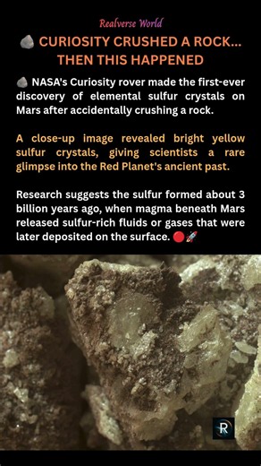🪨 CURIOSITY CRUSHED A ROCK... THEN THIS HAPPENED #spacefacts #universe #astronomy #planet