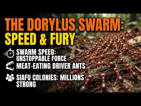 Inside a Siafu Swarm: Dorylus Driver Ants in Relentless Hunt