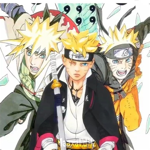 Three Generations of Greatness 🌀 #naruto #boruto