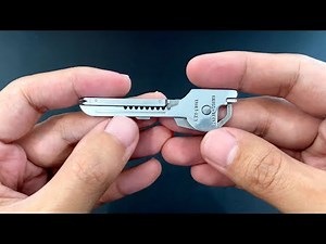 Swiss+Tech Utili-Key 6-in-1 Keychain Tool Overview