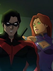 starfire and nightwing (dcamu) #starfire #nightwing #koriandr #richardgrayson #dcamu #teentitans #dc #judascontract #chicago #michaeljackson