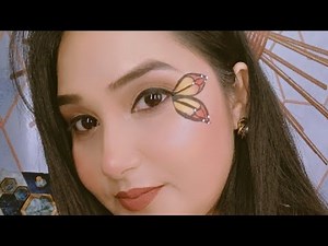 Butterfly makeup tutorial #tutorial #butterflymakeuplook #bridelmakup #makeup #viral #newlook #art