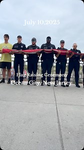 🌟 Flag Raising Recap - July 10, 2025! 🇺🇸 🌊 A beautiful start to the day at Ocean City’s Daily Flag Raising Ceremony! 🎶 Thank you to everyone who joined us at the Music Pier for a moment of patriotism and community. 🇺🇸🌅 Here’s a quick look at today’s ceremony. #OceanCityNJ #FlagRaising #Community #Tradition #July10 | Ocean City NJ
