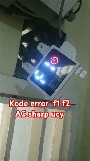 kode error f1 f2 AC sharp UCY