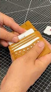 👀 So Small! So Smart! #leathercraft #ASMR #DIY