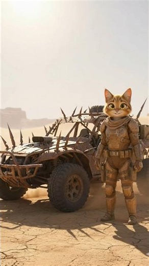 Cat Commando: Fury Sands – Day of Fire 🔥🐾 | Epic Desert Battle #shorts #cat