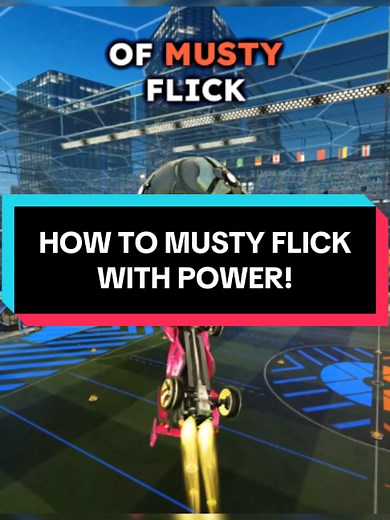 How to Musty Flick! And actually get power.. (in the air or ground) #rl#rltips#rltutorial#rocketleague #rocketleaguetips#rocketleaguetutorial