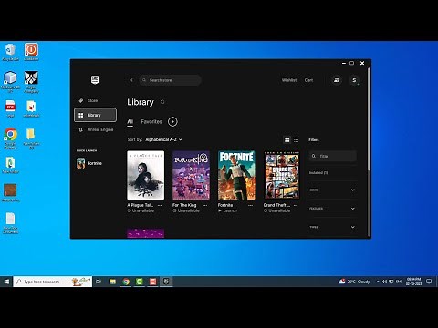 Fix Epic Games Library Not Showing Games