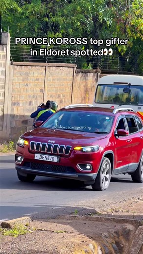 Prince Koross: Eldoret's Top Gifter Spotted in Jeep