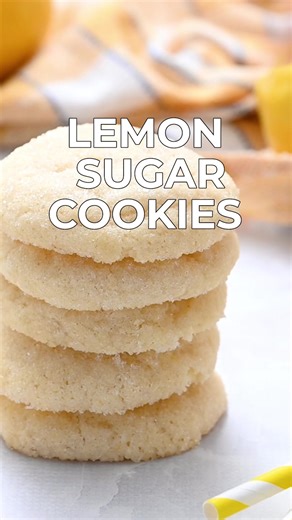 Lemon Sugar Cookies Recipe: Soft and Chewy Delight