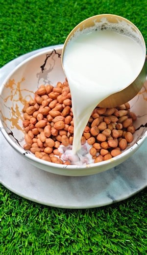 107K views · 477 reactions | Add 2 cup of milk to 1 cup Peanuts and make this delicious dessert item | Sumaiya's kitchen | Facebook