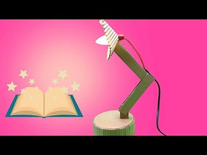 DIY Table Lamp Made from Cardboard – Simple and Beautiful | Crafty Cardboard