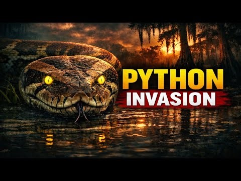 Why Florida Is Being Invaded by Giant Pythons 🐍 #usa #snake #python