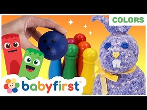Fun Learning Colors for Toddlers with Colorful Games | Color Crew | Bowling Game & More | BabyFirst