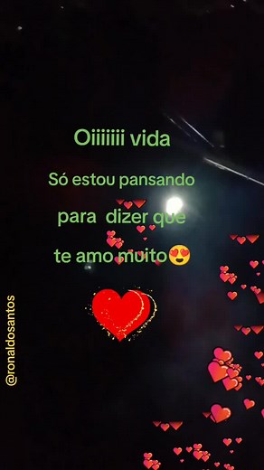 Floating Hearts Animation with Sparkles