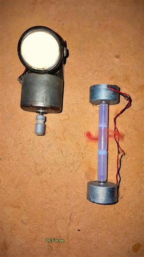 Two Bike Fog Light Powered Mini Dynamo Free Energy Generator • DC Motor