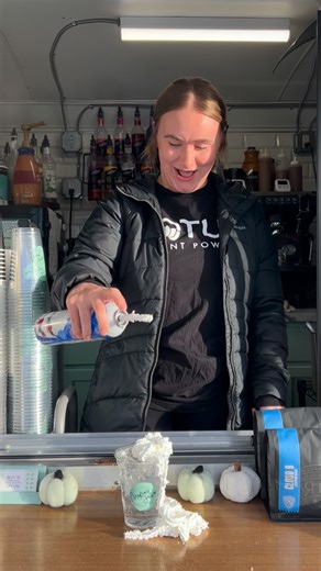 Mama’s Java | Mobile Coffee on Instagram: "The blind whipped cream challenge ✨ Who did it best?? 🤣 #mobilecoffee #smallbusiness #mobilecoffeetrailer #coffeetrailer #supportyourlocalcoffeeshops #caffeinedealer #supportyourlocalcaffeinedealer #baristareels #baristalife #supportyourlocalcoffeeshop #blindchallenge #blindwhippedcreamchallenge"