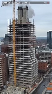 Failed Tower Meets Explosive End Philadelphia, Pennsylvania — April 20, 2024 A downtown skyscraper that was still under construction met a dramatic end Saturday morning as demolition crews used a series of controlled explosions to bring the half-finished tower down. The decision to implode the 30-story structure came after engineers discovered critical flaws in the building’s concrete and steel framework, deeming it unsafe to complete or leave standing. Security camera footage captured the spect